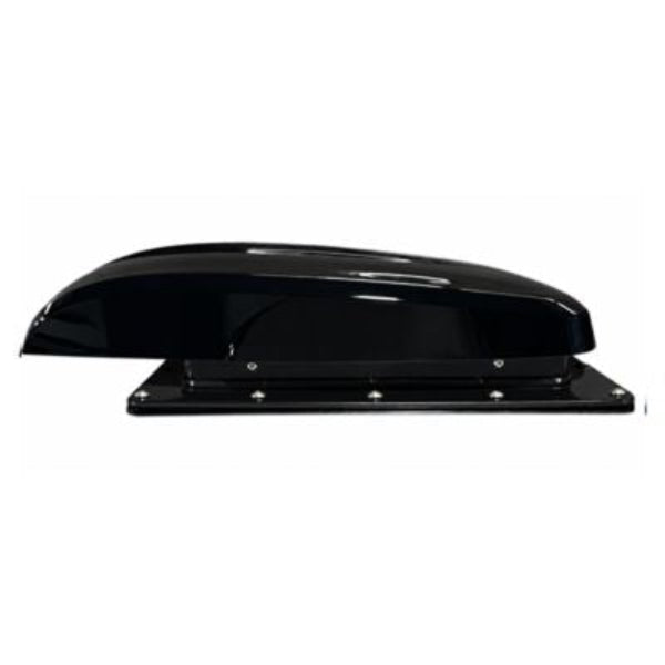 AirFlow Roof Vent 40×40 cm – transparent dome with white inner frame, remote control, LED, insect screen & blackout blind
