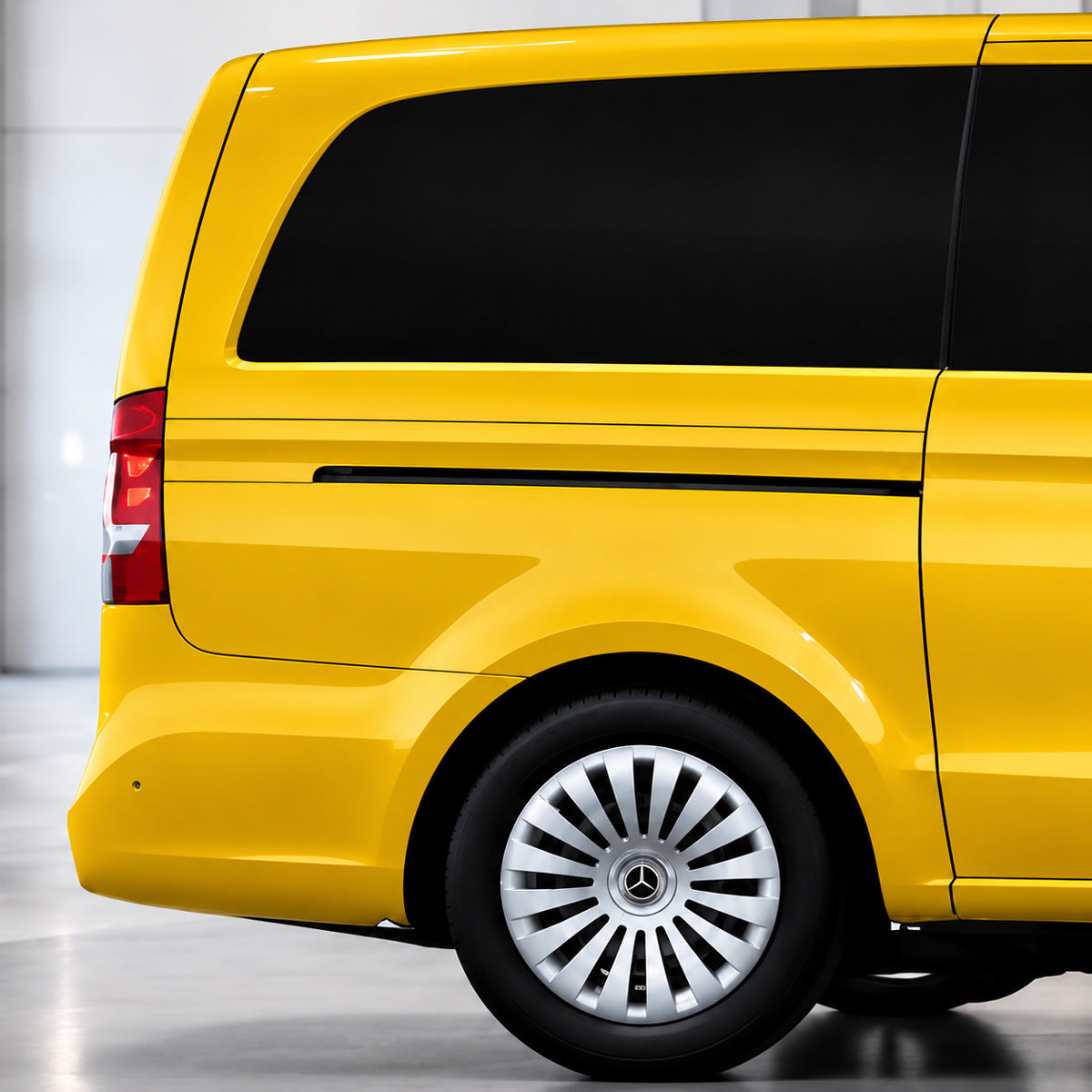Rear side window for Mercedes Vito, V-Class W447 - rear right - extra long - L3