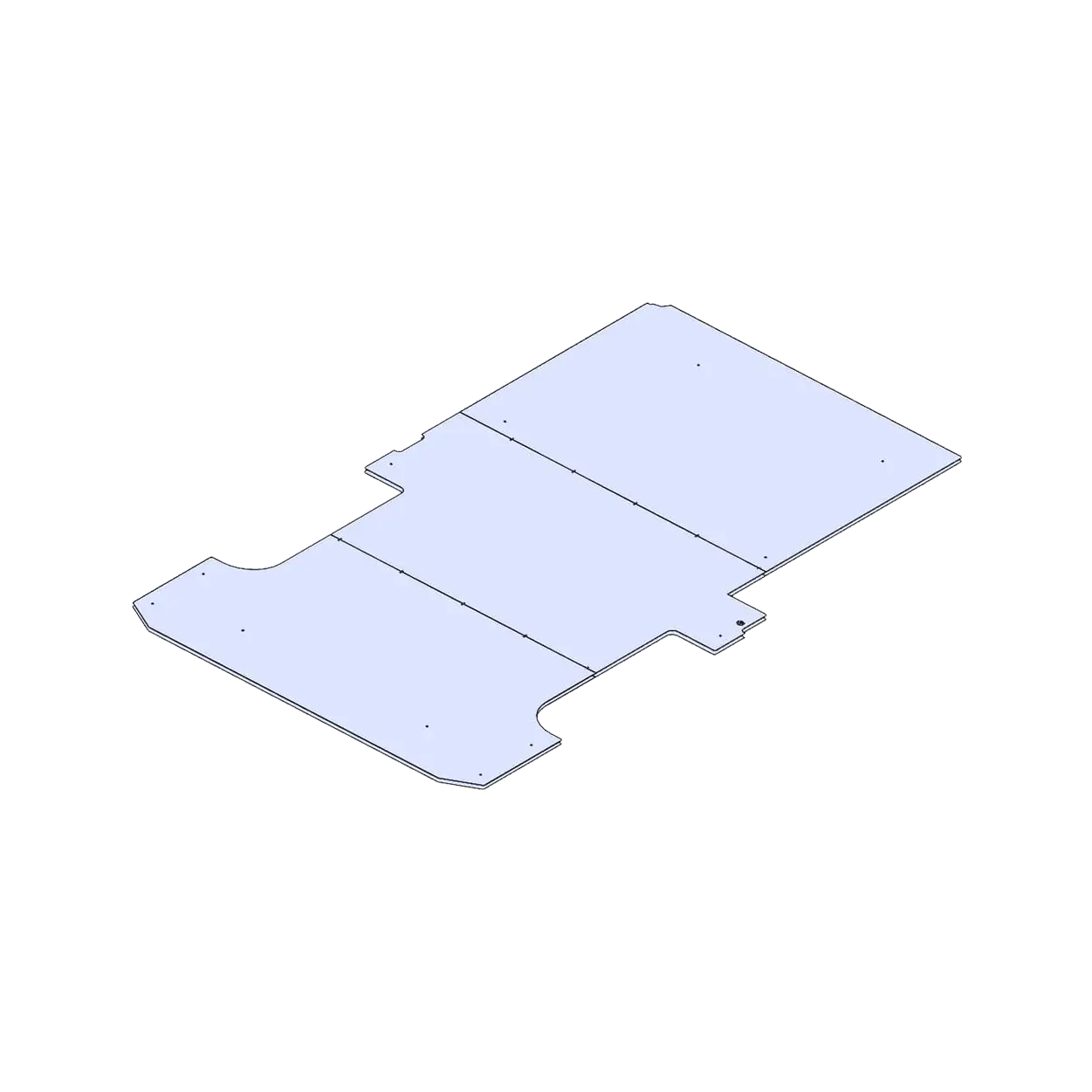 Aluminium-Isolierter Sandwichboden