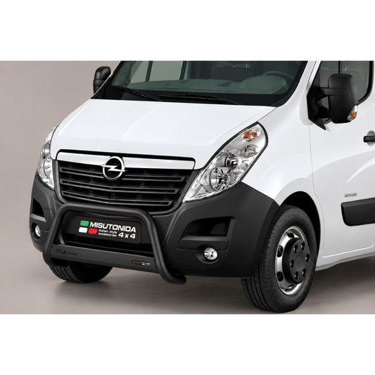 Black/Stainless Steel Front Bumper Movano 2010-2019