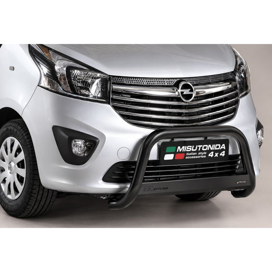 Schwarz/Edelstahl Frontbügel Vivaro SWB LWV 2014-2018