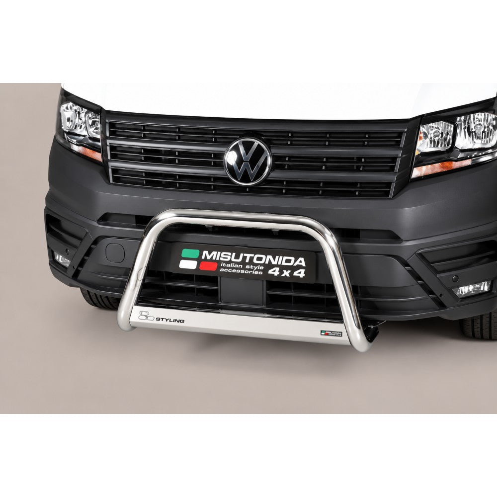 Schwarz/Edelstahl Frontbügel TGE/VW Crafter 2017-