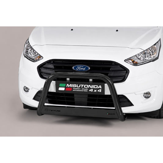 Black/Stainless Steel Front Bumper Transit Connect Tourneo 2018-