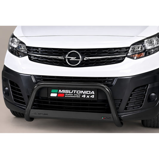 Black/Stainless Steel Front Bar Vivaro 2019-