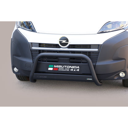 Schwarz/Edelstahl Frontbügel Opel Movano 2024