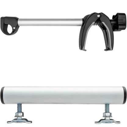 Fahrradhalter für Airline-Zurrschiene