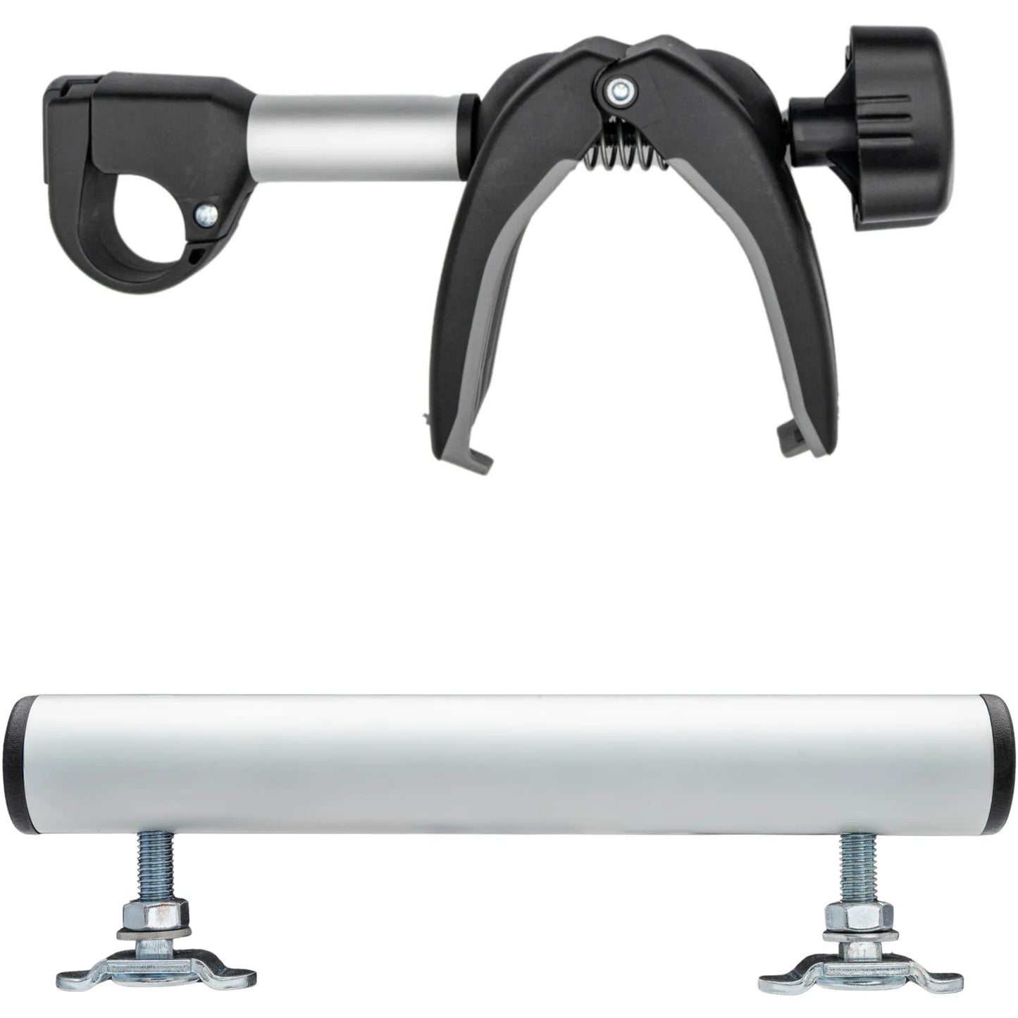 Fahrradhalter für Airline-Zurrschiene