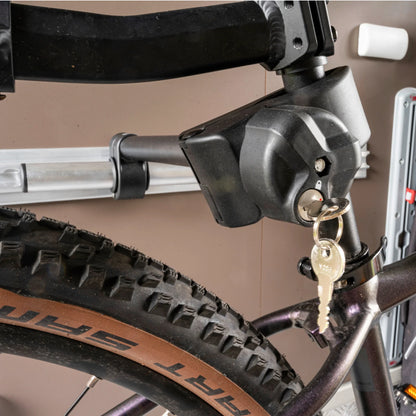 Fahrradhalter für Airline-Zurrschiene