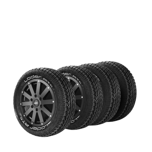 Komplettradsatz Hanma 17" mit Lodertire AT#1