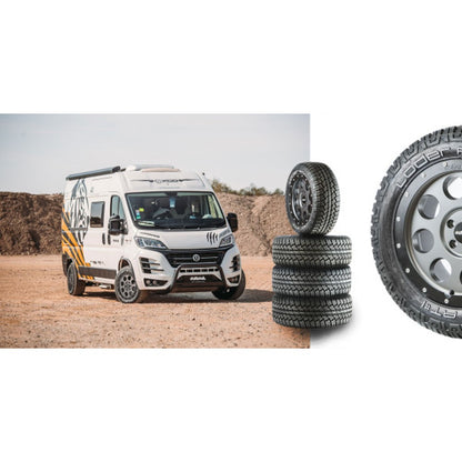 Komplettradsatz Klassik_B 18" mit Loder AT#1 Ducato 5/130 (250 | 2014 - 2024)