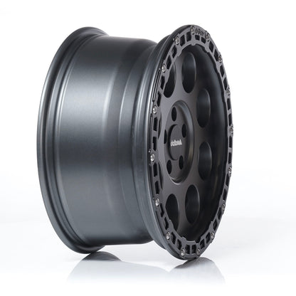 Komplettradsatz Klassik_B Gunmetal Rugged 18x8.8 mit Loder AT#1 255/55 R18 Ducato 5/130 (250 | 2014 - 2024)/ Boxer 5/130 (Y | 2014 -2024)