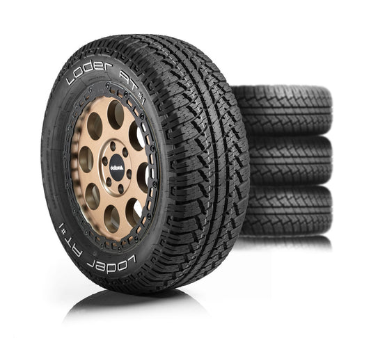Komplettradsatz Klassik_B Rugged Sahara Bronze 18x8.5 | Loder AT#1 265/60R18 Sprinter (ab 2018)