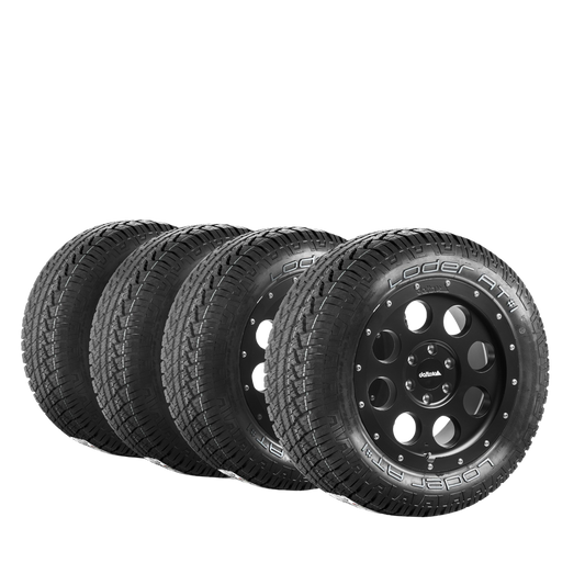 Komplettradsatz Klassik_B 17" mit Lodertire AT#1