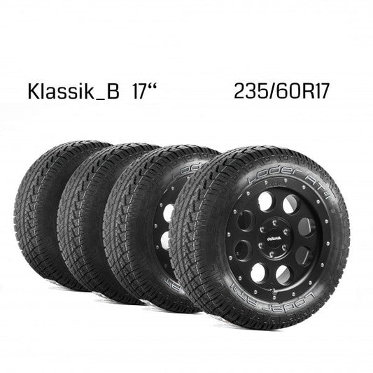 Komplettradsatz Klassik_B 17x8 mit Loder AT#1 235/60 R17 Sprinter (W907/910 | 2018 - 2022)