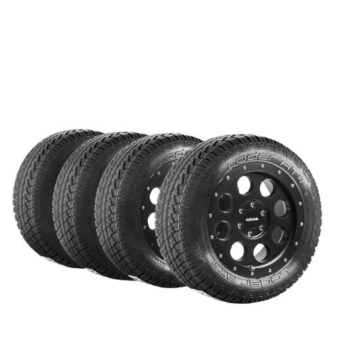 Komplettradsatz Klassik_B 18" mit Lodertire AT#1