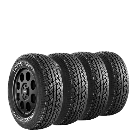 Komplettradsatz Klassik 17" mit Lodertire AT#1