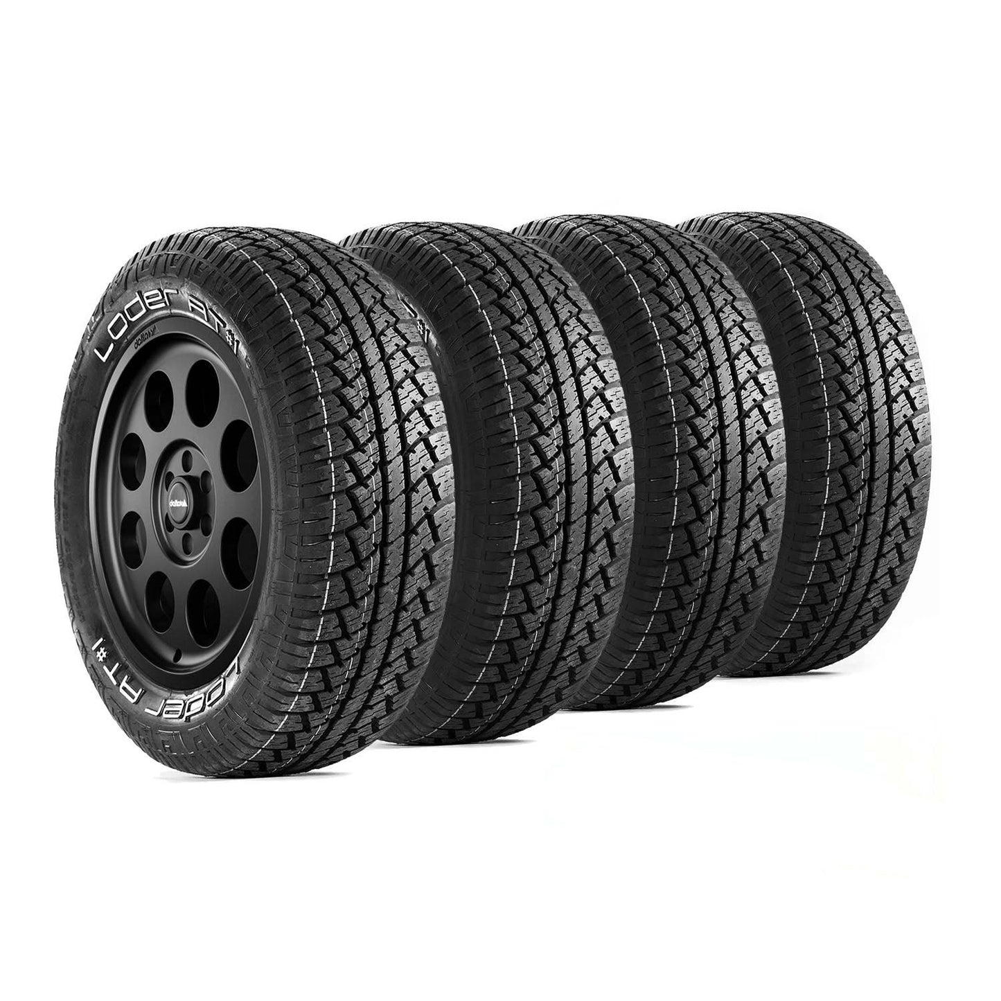 Komplettradsatz Klassik 17" mit Lodertire AT#1