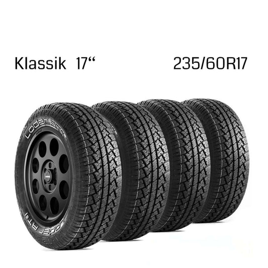 Komplettradsatz Klassik 17x8 mit Loder AT#1 Ducato 5/130 (250 | 2014 - 2024)/ Boxer 5/130 (Y | 2014 -2024)