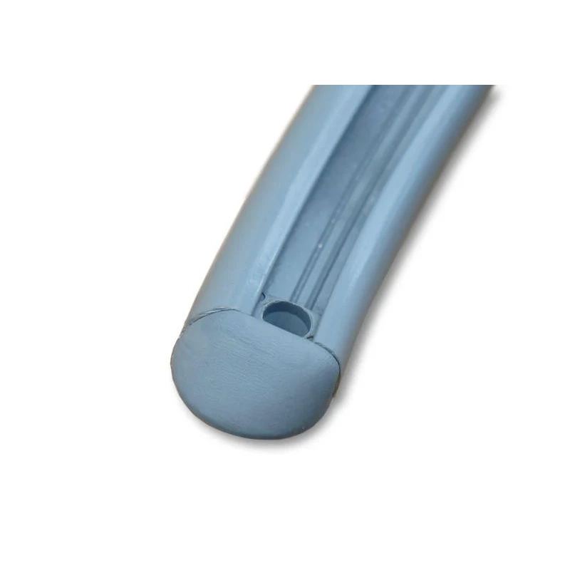 Universelles Verdunkelungsvorhang-Set – 110 cm gerade graue Schiene (erhältlich in 5 Vorhanghöhen)