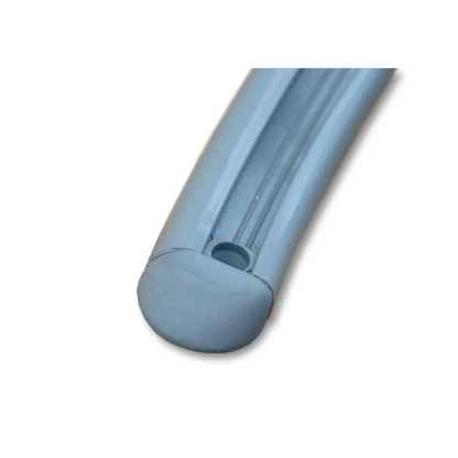 Universelles Verdunkelungsvorhang-Set – 110 cm gerade graue Schiene (erhältlich in 5 Vorhanghöhen)