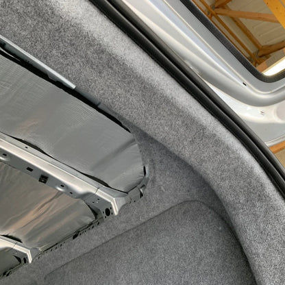 Premium Camper Dämmung & Filz Set – Alubutyl-Antidröhnmatte, Dämmmatte, Polyester Dämmung & Stretch Filz für Kastenwagen