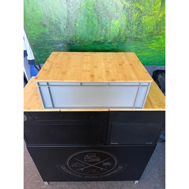 Eurobox Klapptisch Bambus