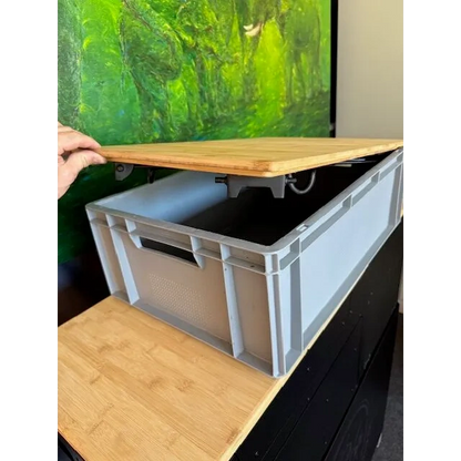 Eurobox Klapptisch Bambus