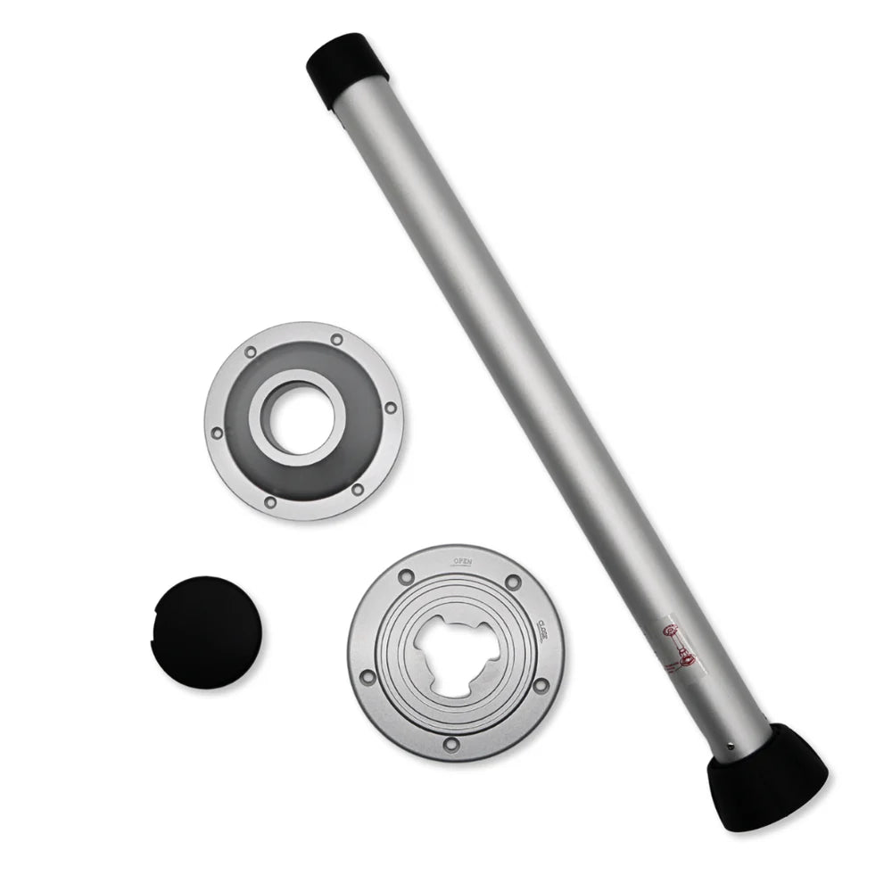 Drehverschluss-Tischbeinsystem für Campervans