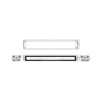 Flat-X 16 Zoll AMBER - Fernscheinwerfer Lightbar E-Zulassung