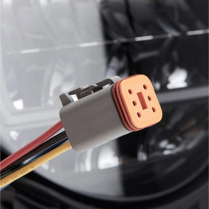 Spar-Set: 2x ORB-X 9 Zoll - Fernscheinwerfer + Kabelsatz (6-Pin)