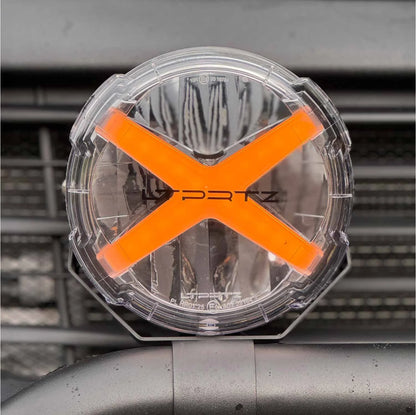 Abdeckung Logo clear X-Type 7"