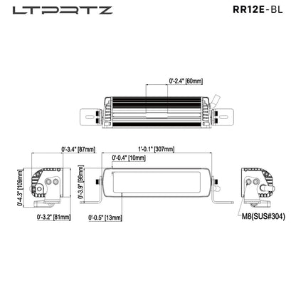REAPER 12 Zoll - Fernscheinwerfer Lightbar E-Zulassung