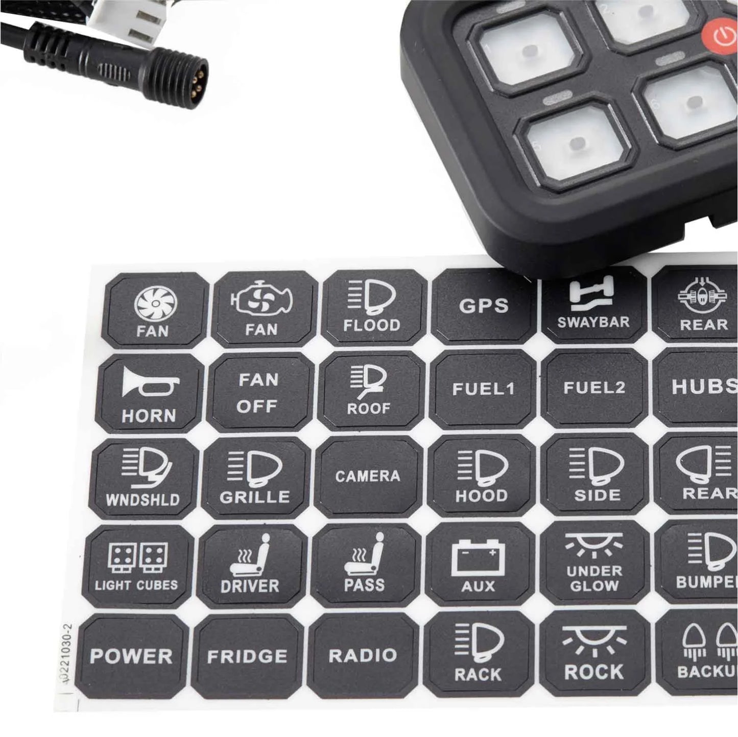 Schaltpanel 8-fach mit Bluetooth