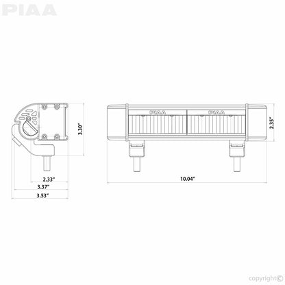 PIAA LED LightBar RF10 Driving