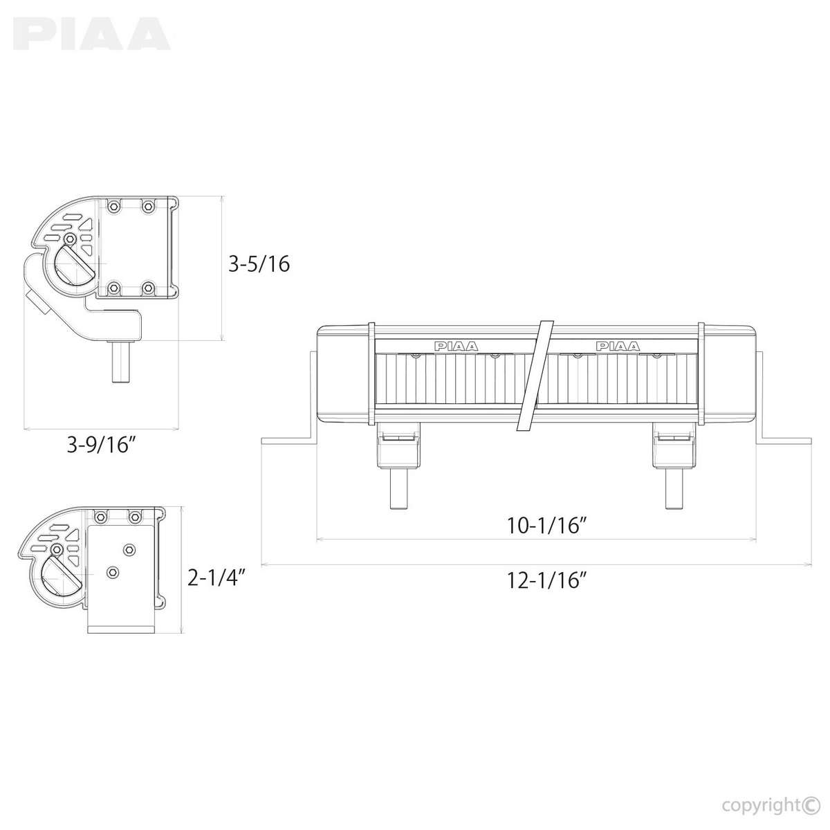 PIAA LED LightBar RF10 Driving