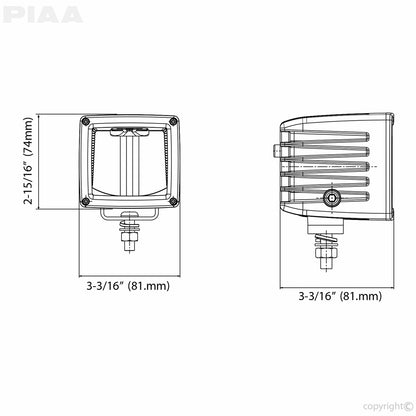 PIAA LED CUBE RF3 Driving