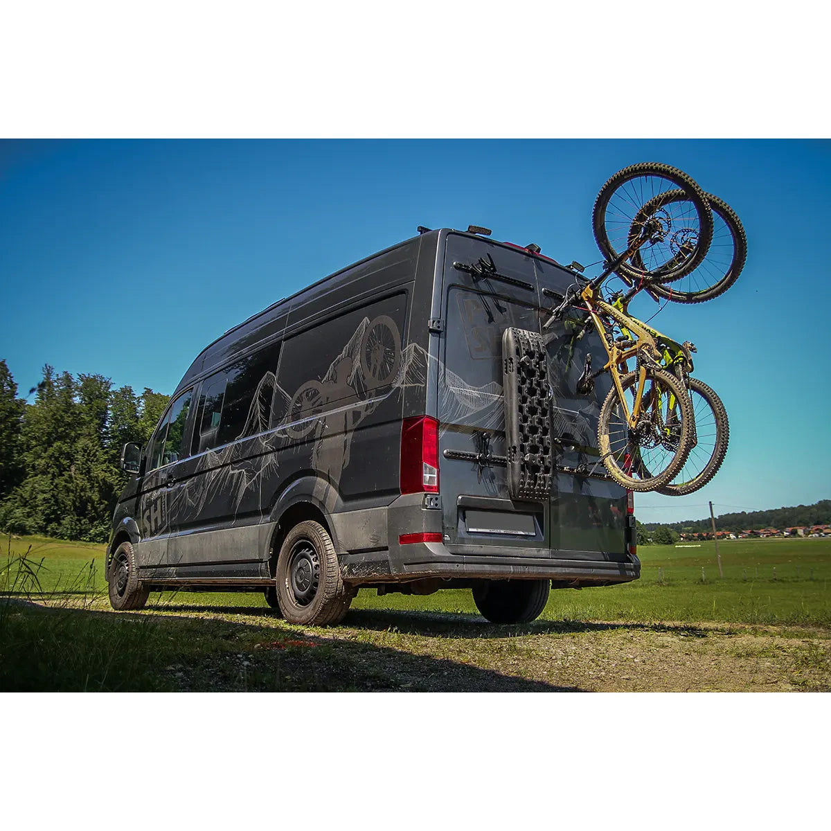 airlineschienen zubehör fahrrad PUSHrack Airlineschienen Set – Vanstudio