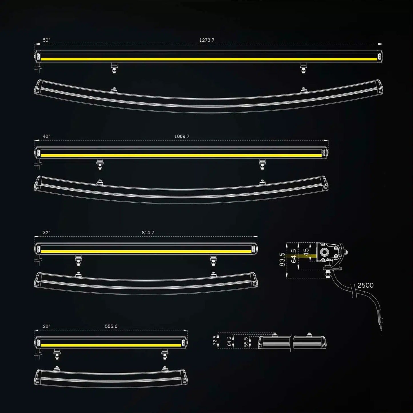 Siberia XP LED Bar SRC – 50 inch