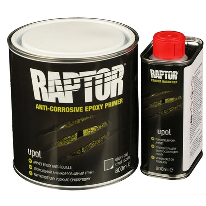 Raptor Anti-Corrosive Epoxy Primer Set 800 ml Primer + 200 ml Härter