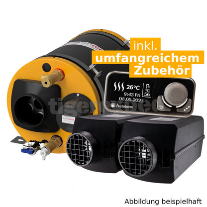 Warmduscher-Kit 2.0 - Autoterm Standheizung + combiBOIL mit Comfort Boiler Control