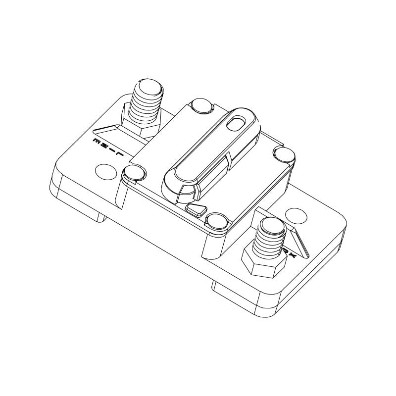 Sicherungsautomat mit Resetschalter M6/M10 (1/4"/3/8") 30A - 200A