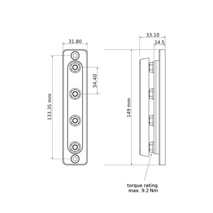 Sammelschiene / busbar 100 - 250A