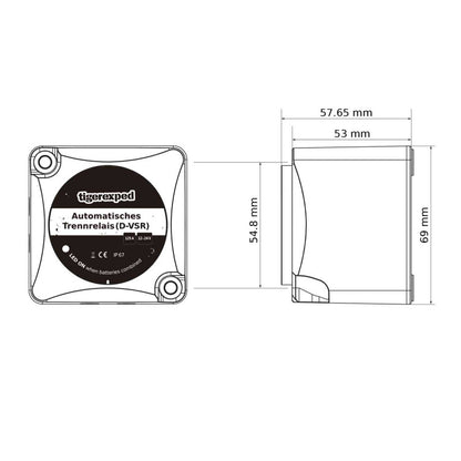 Automatisches Digitales Trennrelais 12/24V (D-VSR), Set