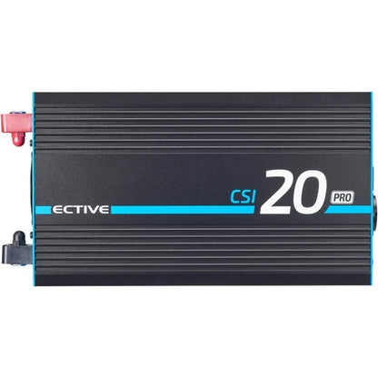 ECTIVE CSI 20 PRO 2000W/12V Sinus-Wechselrichter mit Netzvorrangschaltung und Ladegerät