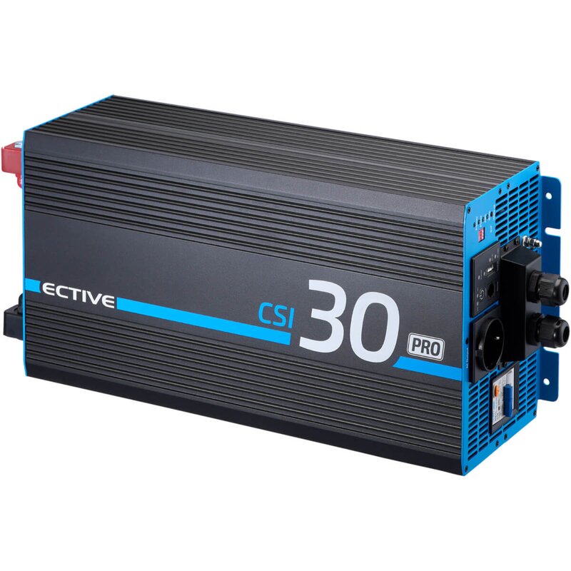 ECTIVE CSI 30 PRO 3000W/12V Sinus-Wechselrichter mit Netzvorrangschaltung und Ladegerät