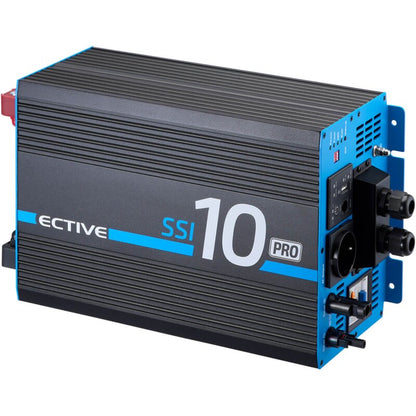 ECTIVE SSI 10 PRO 1000W/12V Sinus-Wechselrichter mit Netzvorrangschaltung, Ladegerät und Laderegler