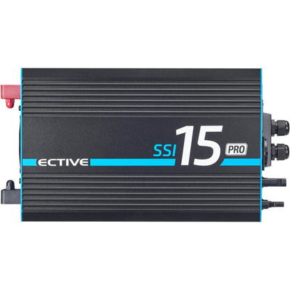 ECTIVE SSI 15 PRO 1500W/12V Sinus-Wechselrichter mit Netzvorrangschaltung, Ladegerät und Laderegler