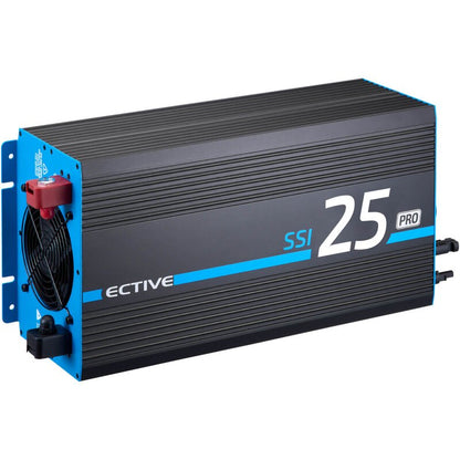 ECTIVE SSI 25 PRO 2500W/12V Sinus-Wechselrichter mit Netzvorrangschaltung, Ladegerät und Laderegler