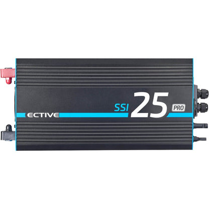 ECTIVE SSI 25 PRO 2500W/12V Sinus-Wechselrichter mit Netzvorrangschaltung, Ladegerät und Laderegler