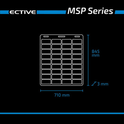 ECTIVE MSP 100 Flex flexibles Solarmodul monokristallin 100W